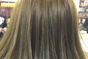 深闷青色头发图片