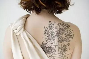 网红纹身女神图片